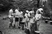 Летние лагеря: лагерь 2 курса под руководством Баранова В.В., Московская область, 1992 год